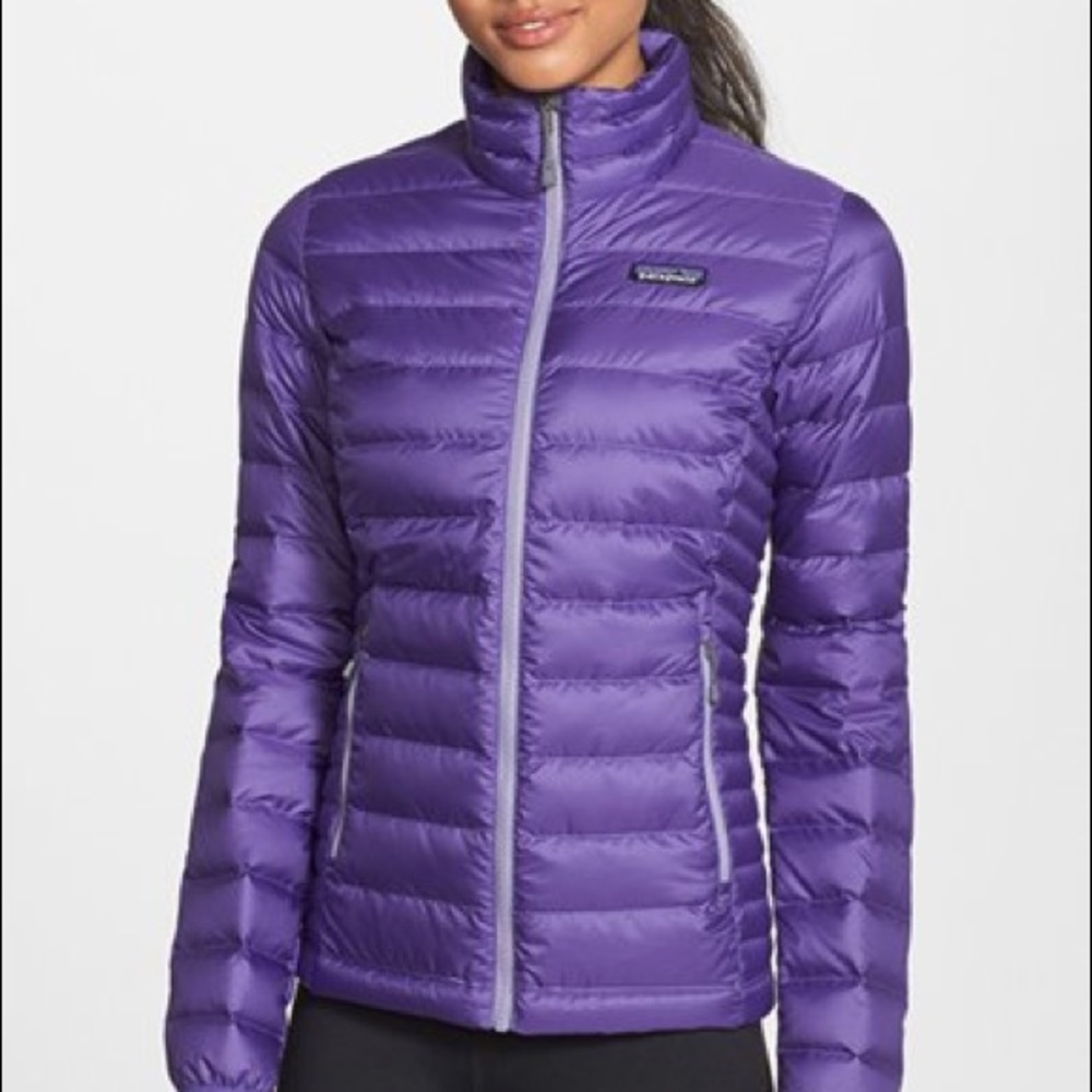 Purple Patagonia nano puff jacket like new!